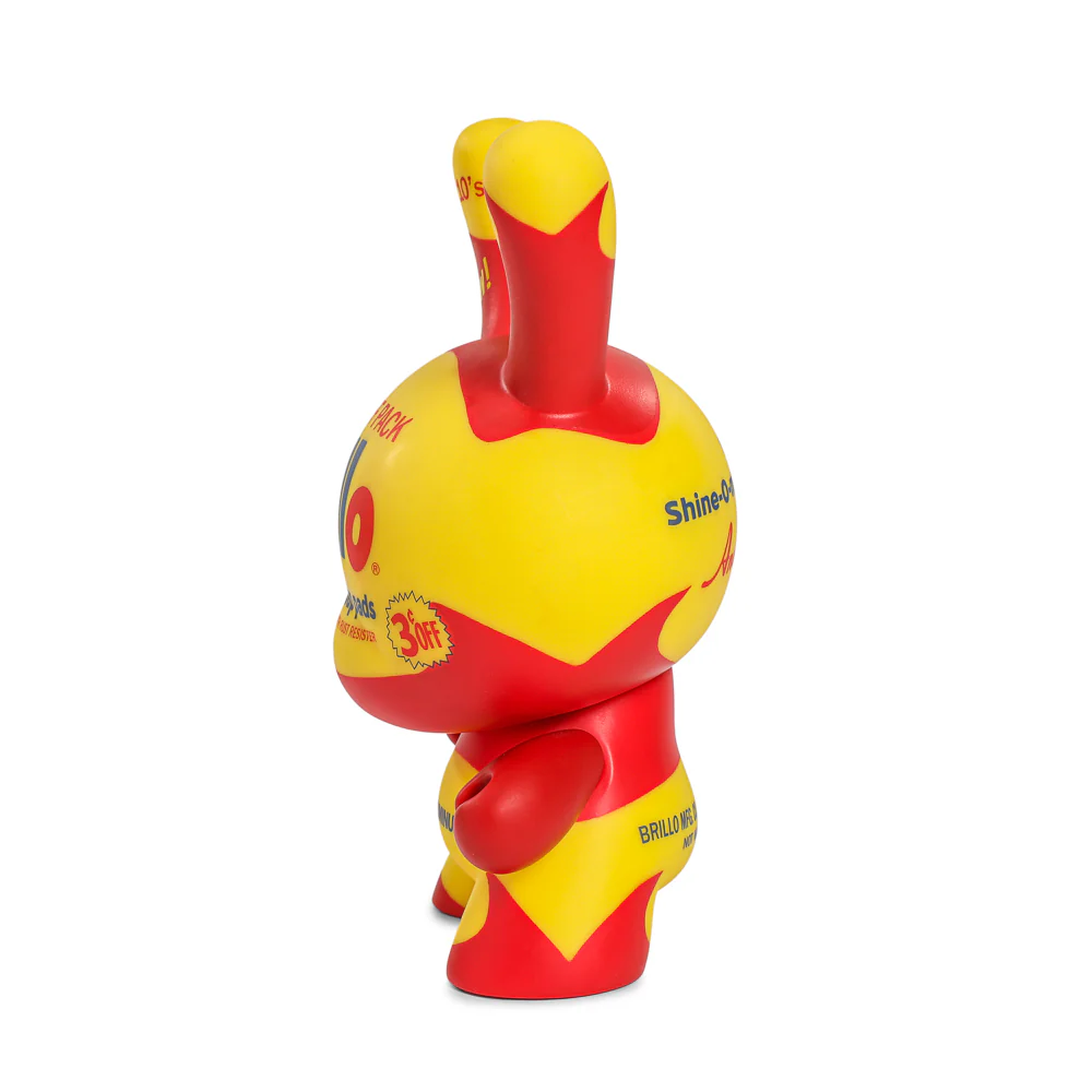 Andy Warhol 8" Masterpiece Vinyl Yellow Brillo Box Dunny - Limited Edition of 300 - Image 12