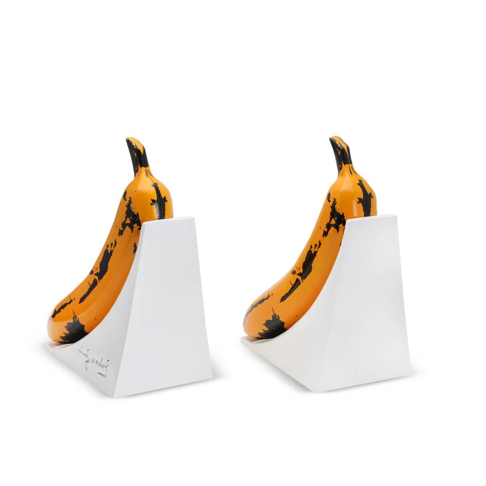 Kidrobot x Andy Warhol Resin Banana Bookends - Yellow Edition - Image 8