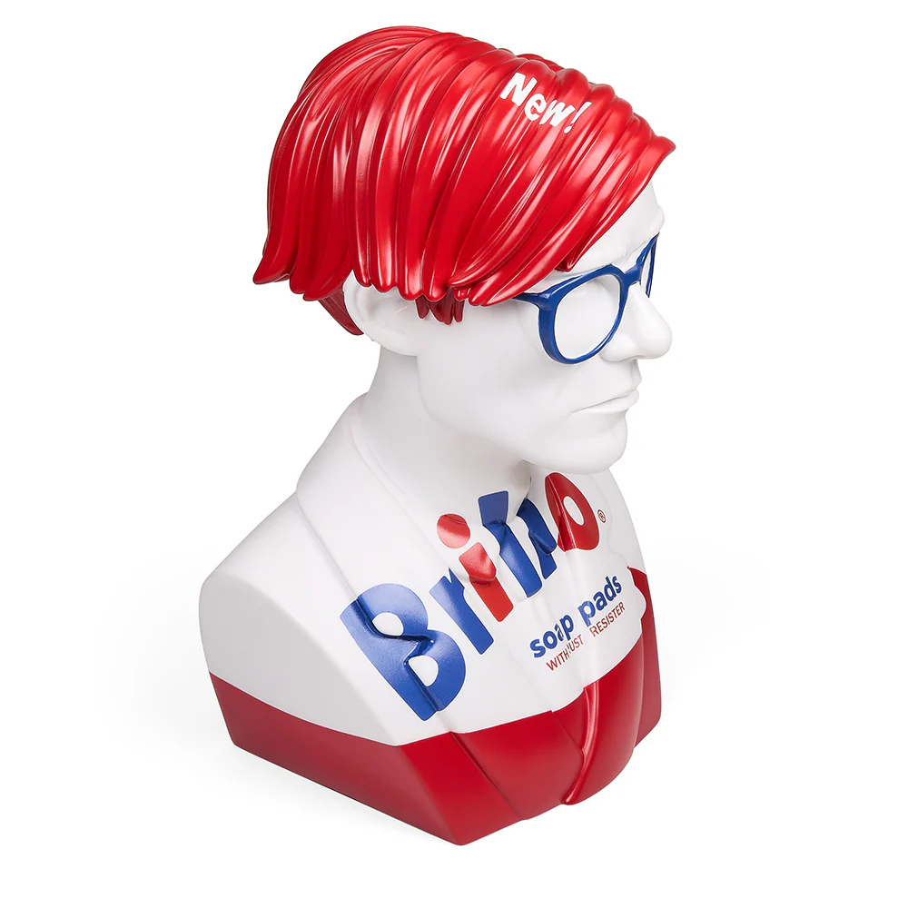 Andy Warhol The Bust 12" Art Sculpture - White Brillo Edition (Limited Edition of 300) - Image 10