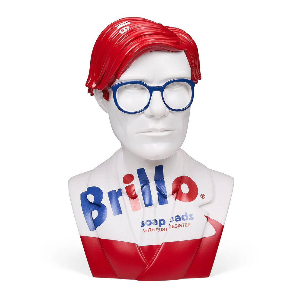 Andy Warhol The Bust 12" Art Sculpture - White Brillo Edition (Limited Edition of 300) - Image 4