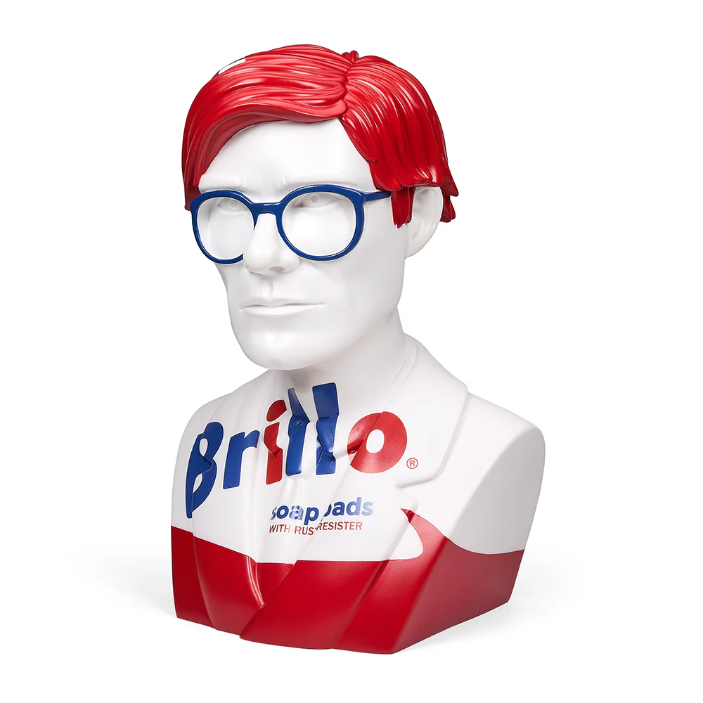 Andy Warhol The Bust 12" Art Sculpture - White Brillo Edition (Limited Edition of 300) - Image 5