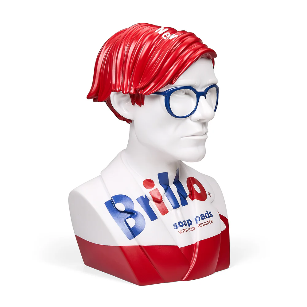 Andy Warhol The Bust 12" Art Sculpture - White Brillo Edition (Limited Edition of 300) - Image 9