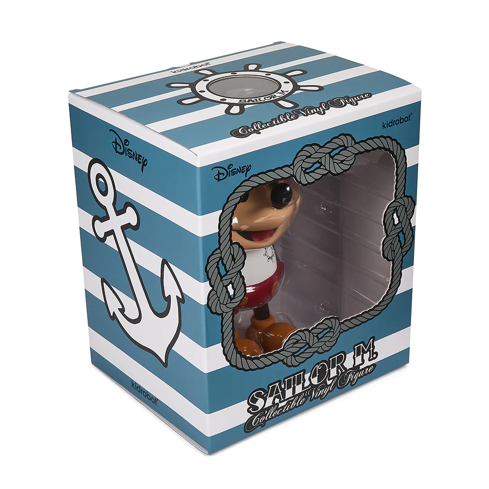 Disney Mickey Mouse "Sailor M." 8-inch Collectible Vinyl Figure by Pasa - Image 13