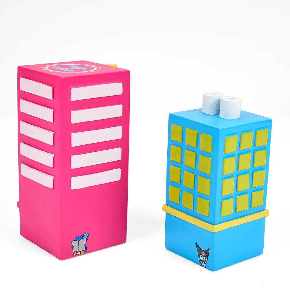 Hello Kitty® Kaiju Cosplay 8" Vinyl Art Figure - Metallic Green Edition - Image 13