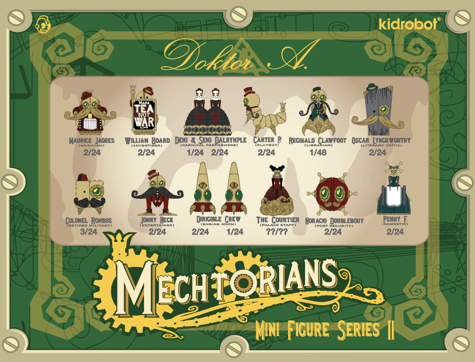 The Mechtorians Mini Art Figure Series by Doktor A - Image 18