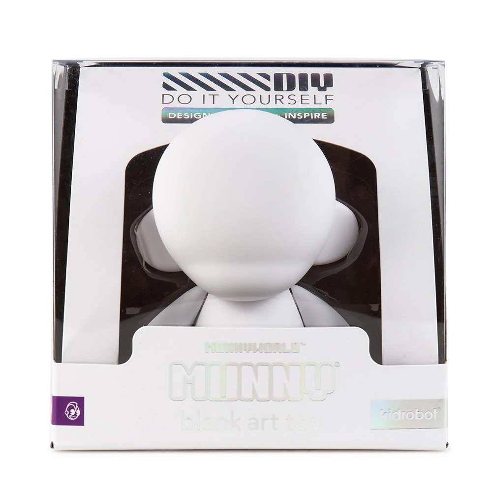 MUNNYWORLD 4" MUNNY Blank Art Toy by Kidrobot - Image 7