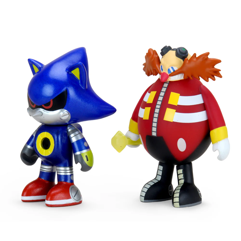 Sonic the Hedgehog 3" Vinyl Figure Dr. Robotnic and Metal Sonic 2-Pack - Image 6
