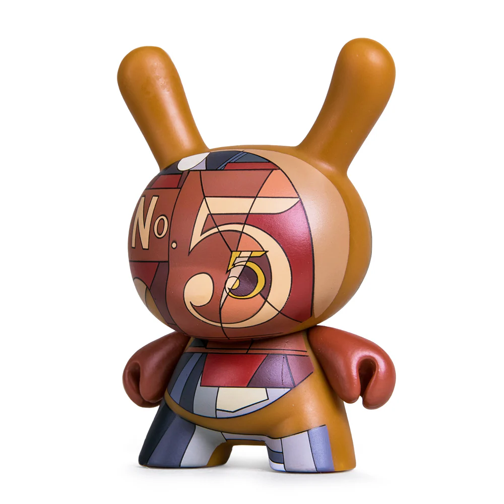 The Met 3-Inch Showpiece Dunny - Demuth I Saw the Figure 5 in Gold - Limited Edition of 1500 - Image 3