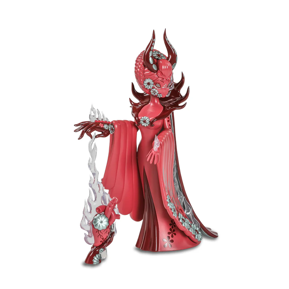 Witch Queen 8" Vinyl Art Figure by Junko Mizuno - Blood Red Edition (Limited Edition of 300) - Image 8