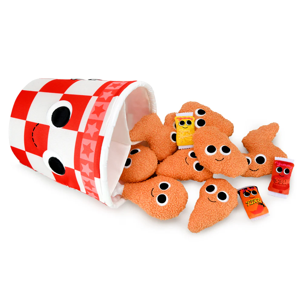 Yummy World Bertha Bucket of Fried Chicken Interactive Plush - Image 5