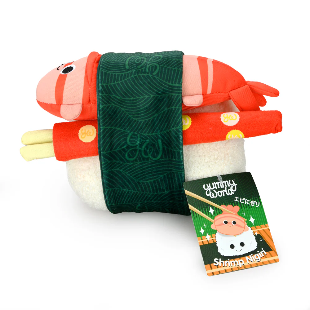 Yummy World Bubba the Shrimp Nigiri Sushi Interactive Plush - Image 15